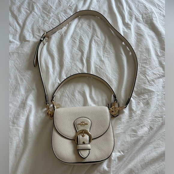 Coach Kleo Shoulder Bag in Chaulk/Gold - Picture 3 of 7